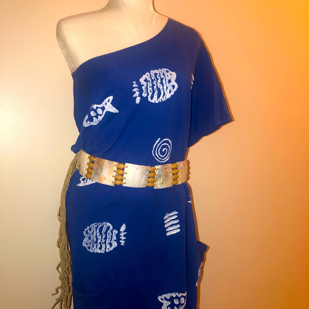 Beach Printed Shirt Dress